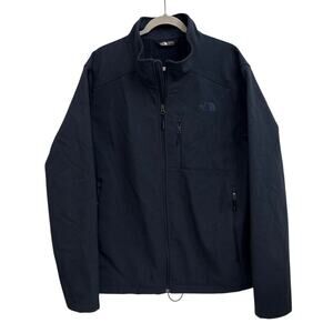 The North Face Apex Bionic 2 Jacket Navy Blue Softshell All Weather Outdoor XL